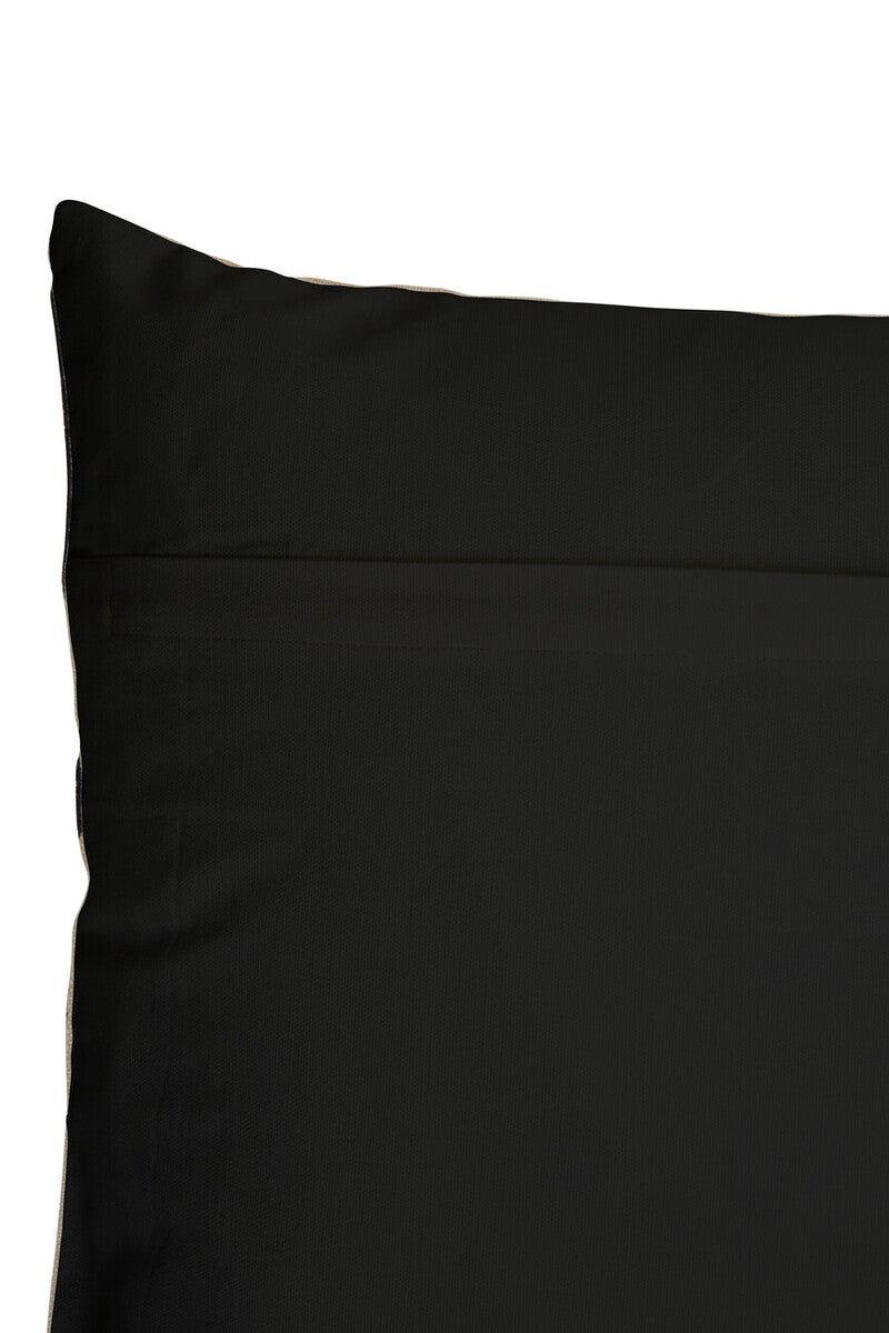 Orsina Bosie Ozella Square Cotton Cushion – Natural and Black