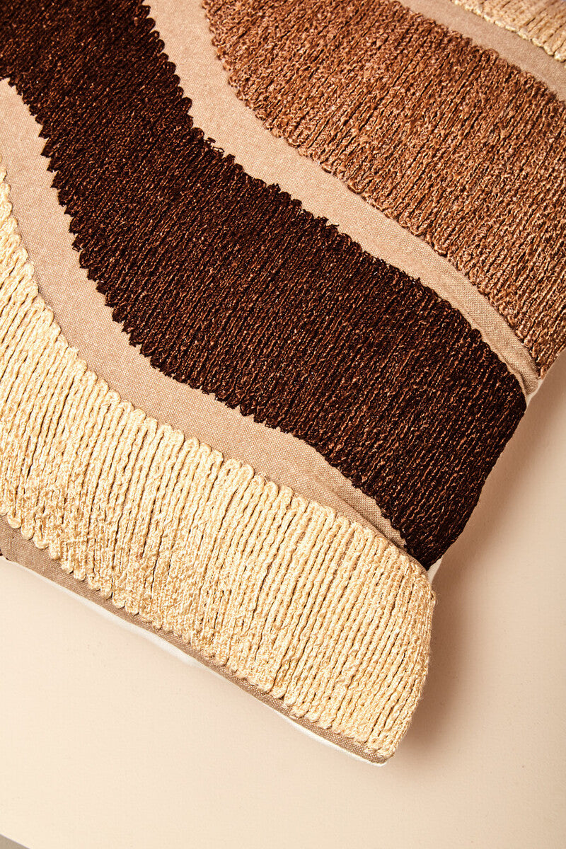 Orsina Bosie Ozella Natural Decorative Cushion – Plush Boho Pillow