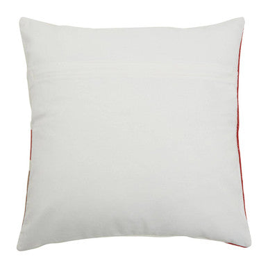 Orsina Bosie Ozella Red and White Geometric Tonal Accent Cushion