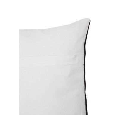 Orsina Bosie Ozella Geometric Cotton Cushion – Black and White