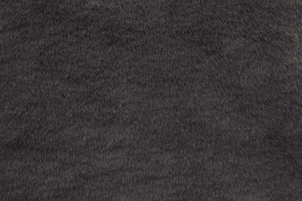 Orsina Lamina Grey Square Faux Fur Cushion – Plush Decorative Pillow