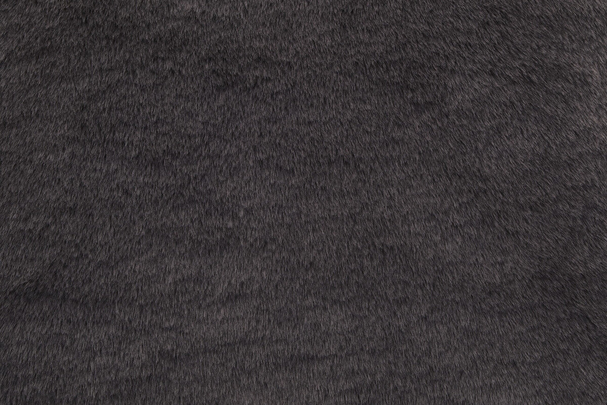 Orsina Lamina Grey Square Faux Fur Cushion – Plush Decorative Pillow