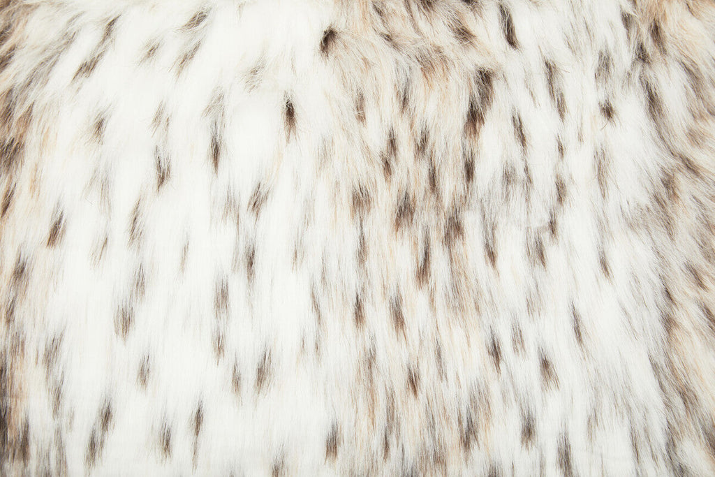 Orsina Lamina Animal Print Faux Fur Rectangular Lumbar Cushion
