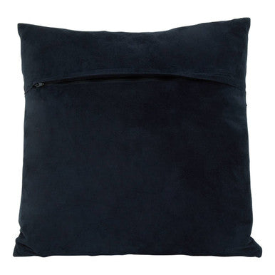 Orsina Bosie Safira Black and White Hair on Leather Striped Cushion