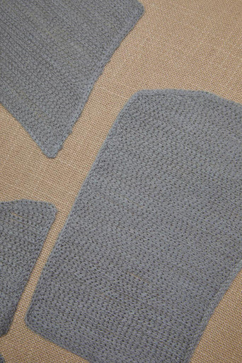 Orsina Bosie Ozella Square Cushion – Natural and Grey Cotton Pillow