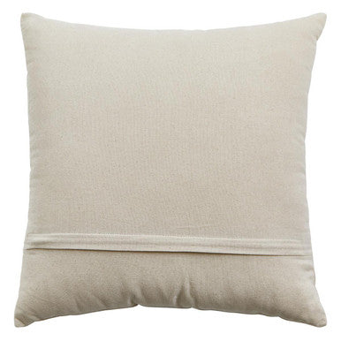 Orsina Bosie Ozella Embroidered Cotton Cushion | Black and Beige