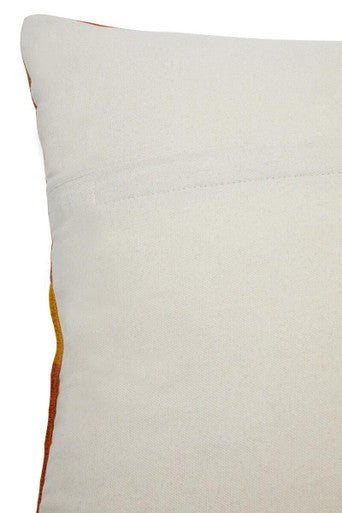 Orsina Bosie Ozella Geometric Cotton Cushion – Multi-Colour Accent Pillow