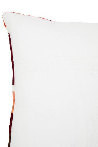 Orsina Bosie Ozella Multi-Coloured Embroidered Cotton Square Cushion