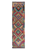 Maimana Kilim Runner - 301 x 84 cm