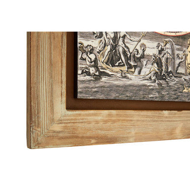 Orsina Merlin Antique Map Wall Painting – Sepia World Map Decor