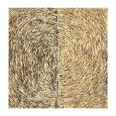 Orsina Modello Gold Wood Carving Wall Art – 2-Panel Modern Decor