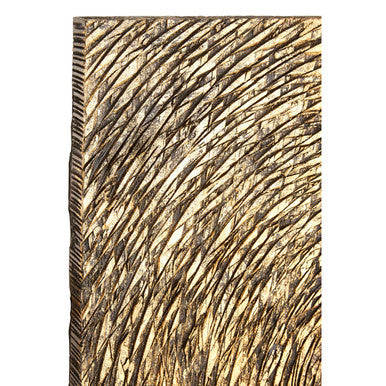 Orsina Modello Gold Wood Carving Wall Art – 2-Panel Modern Decor
