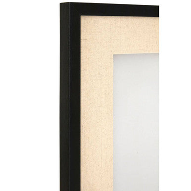 Orsina Modello Zebra Sculpture Wall Art – 3D Black Nail Art & Pine Frame