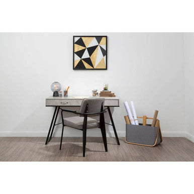 Orsina Modello Multi Geo Wall Art – Black & Gold Geometric Decor