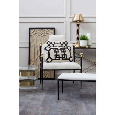 Orsina Modello Deco Wood Carving Wall Art – Hand Carved Geometric Panel