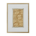 Orsina Nason Gold Disc Wall Art – Modern Textured Metallic Decor