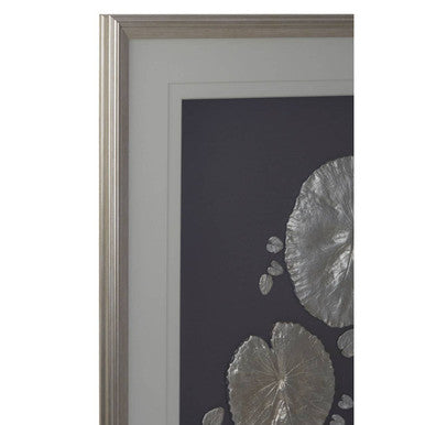 Orsina Nason Silver Leaf Framed Wall Art – Modern Botanical Decor