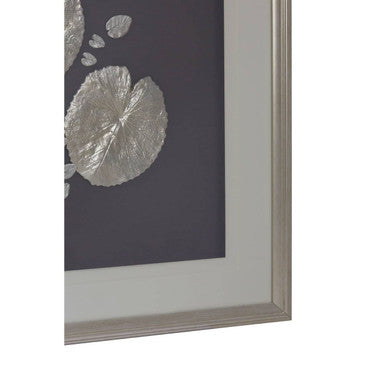 Orsina Nason Silver Leaf Framed Wall Art – Modern Botanical Decor