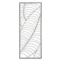 Orsina Trento Small Black Metal Leaf Wall Art – Modern Botanical Decor