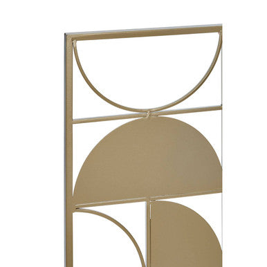 Orsina Trento Gold Semicircle Wall Art – Modern Geometric Metal Decor