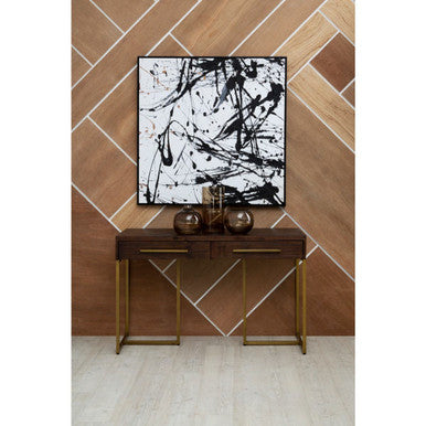 Astratto Black and White Abstract Wall Art | Handmade Canvas by Orsina