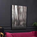 Orsina Astratto Woodland Wall Art – Large Black & Natural Canvas