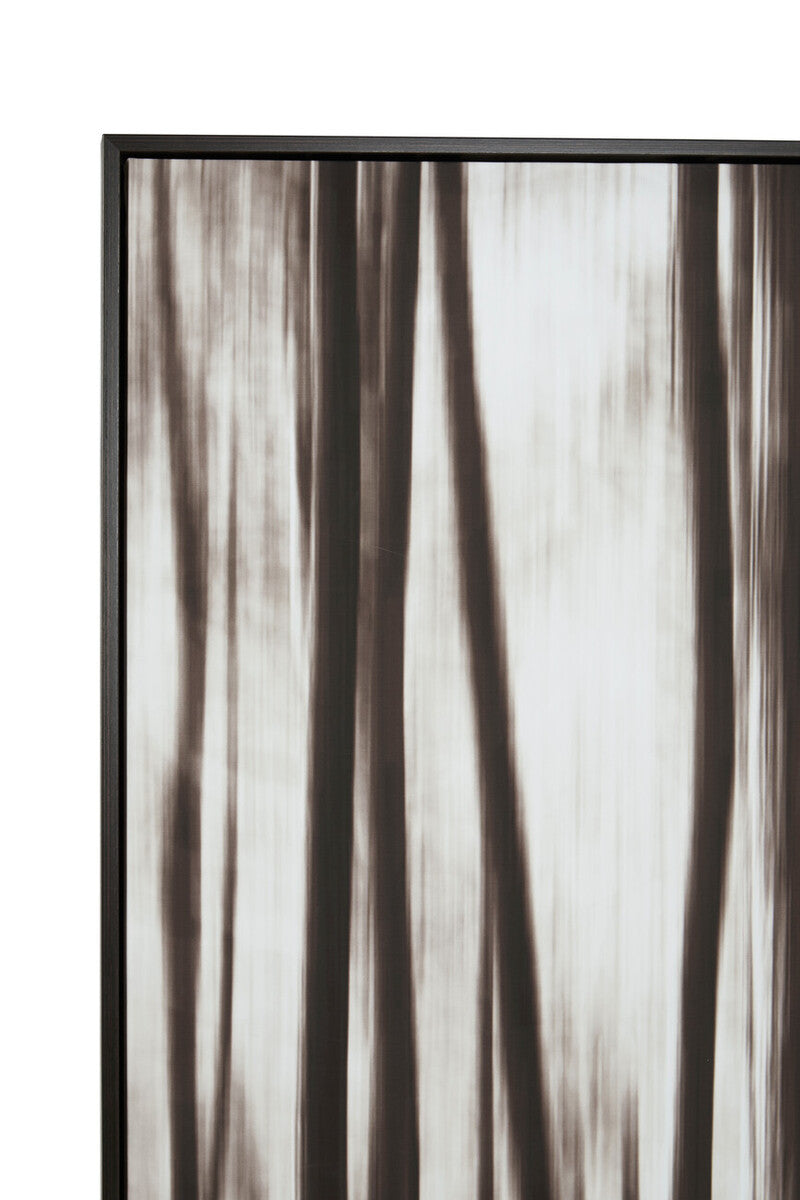 Orsina Astratto Woodland Wall Art – Large Black & Natural Canvas
