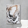 Orsina Astratto Natural Wall Art – Framed Neutral Abstract Canvas