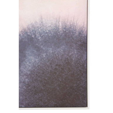 Orsina Astratto Pink Floral Canvas Wall Art | Natural Wood Frame
