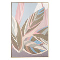 Orsina Astratto Pastel Leaves Canvas Wall Art – Modern Botanical Decor