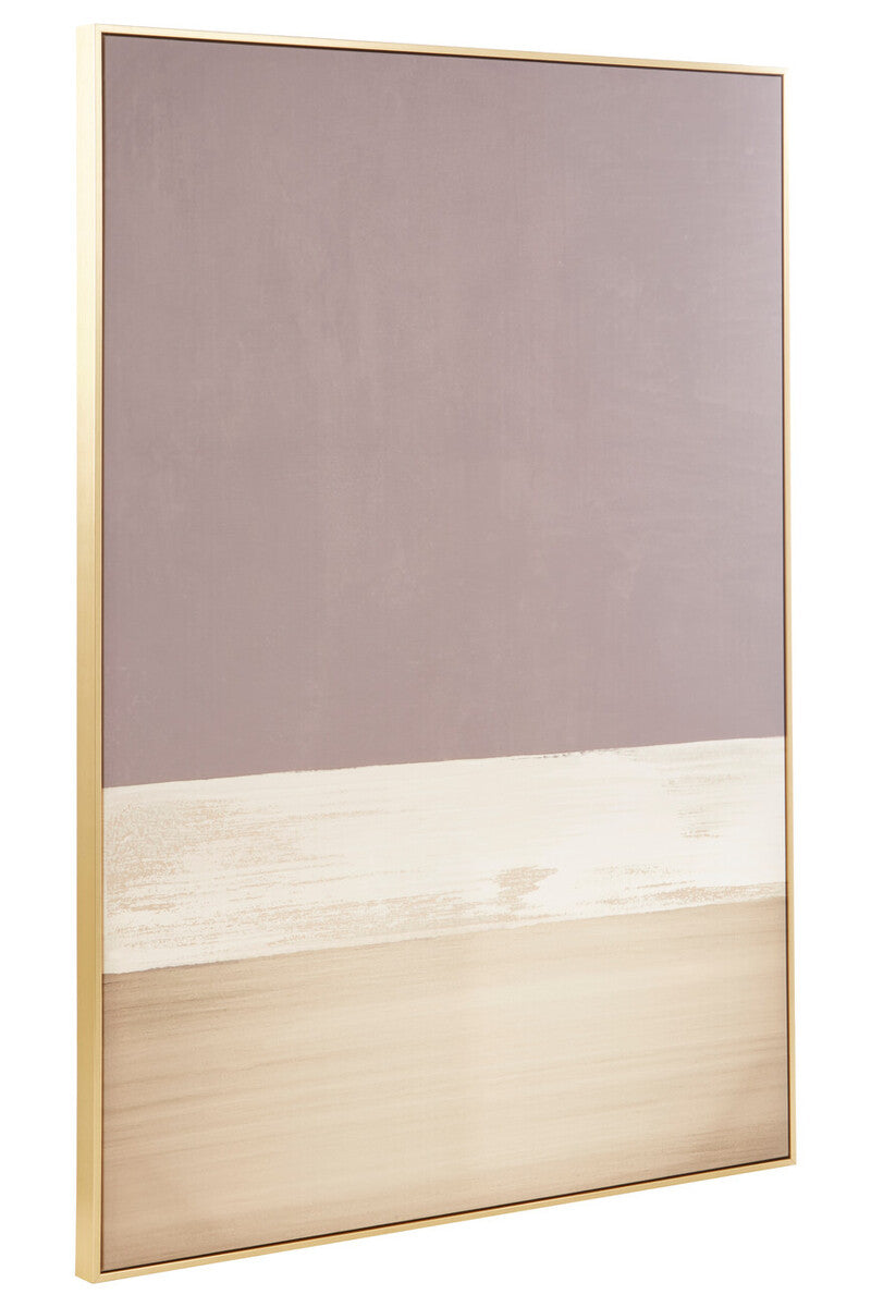 Orsina Astratto Framed Canvas – Gold and Grey Foil Abstract Wall Art
