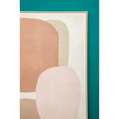 Orsina Astratto Abstract Canvas Wall Art – Natural Minimalist Decor