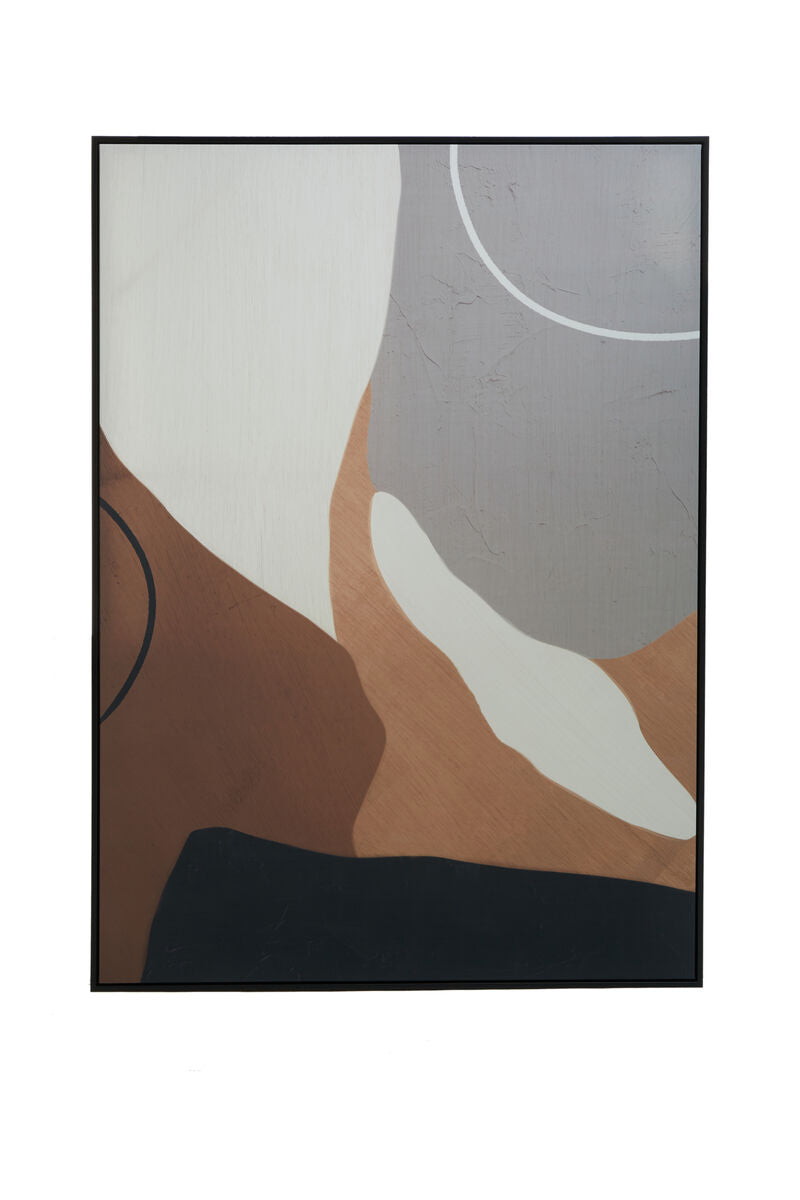 Orsina Astratto Neutral Abstract Canvas Wall Art | Textured Modern Decor