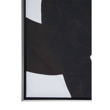Orsina Abstract Wall Art – Black and White Minimalist Canvas Set of 2