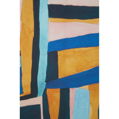 Orsina Astratto Multicolour Abstract Hand-Painted Textured Wall Art
