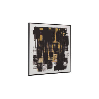 Orsina Astratto Impasto Wall Art – Textured Abstract Canvas with Gold Foil