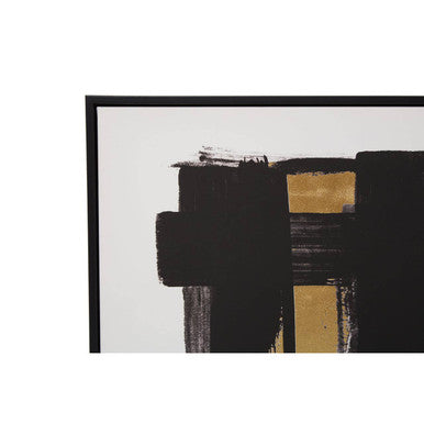 Orsina Astratto Impasto Wall Art – Textured Abstract Canvas with Gold Foil