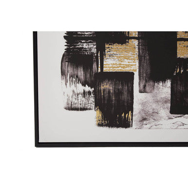 Orsina Astratto Impasto Wall Art – Textured Abstract Canvas with Gold Foil