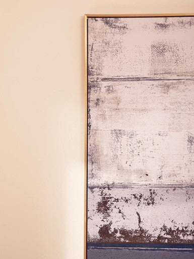Orsina Astratto Grey and Gold Foil Abstract Wall Art – Modern Decor