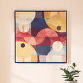 Orsina Astratto Square Wall Art – Hand-Painted Abstract Canvas Decor