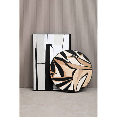 Orsina Astratto Monochrome Abstract Wall Art – Textured Modern Canvas