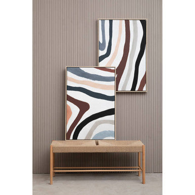 Orsina Astratto Abstract Wall Art - Set of 2 Hand-Painted Canvases