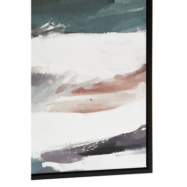 Orsina Astratto Neutral and White Textured Abstract Canvas Wall Art