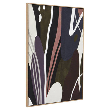 Orsina Nason Abstract Wall Art – Black, White and Gold Modern Decor