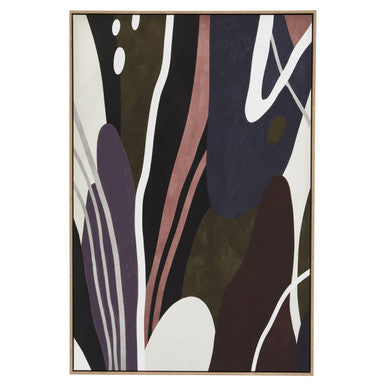 Orsina Nason Abstract Wall Art – Black, White and Gold Modern Decor
