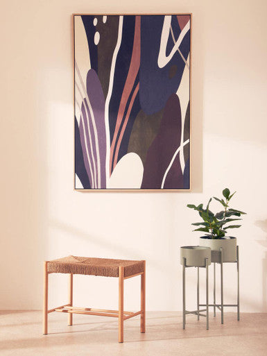 Orsina Nason Abstract Wall Art – Black, White and Gold Modern Decor