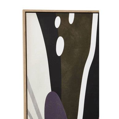 Orsina Nason Abstract Wall Art – Black, White and Gold Modern Decor