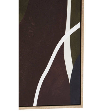 Orsina Nason Abstract Wall Art – Black, White and Gold Modern Decor