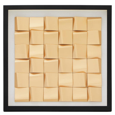 Orsina Nason Gold Carving Abstract Wall Art – Neutral Textured Canvas