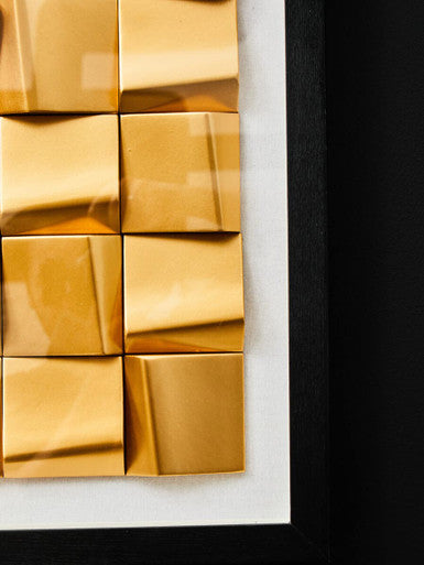 Orsina Nason Gold Carving Abstract Wall Art – Neutral Textured Canvas